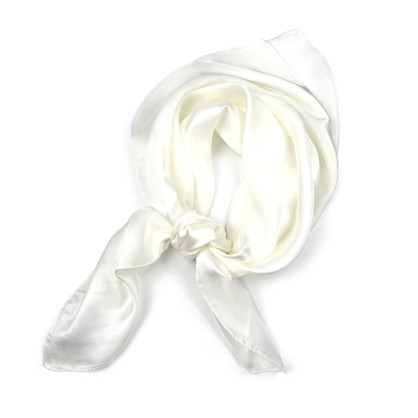 Хустка жіноча однотонна атлас молочна ROSEMARY 083-271 Хустка жіноча однотонна атлас молочна ROSEMARY 083-271