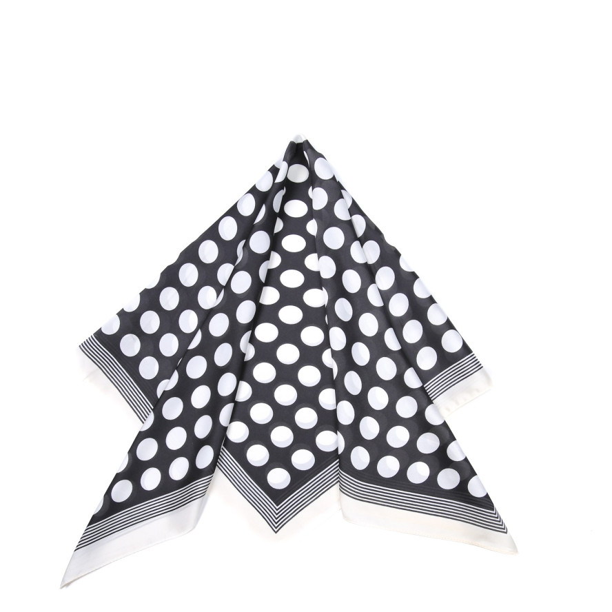 Хустка жіноча з принтом атлас різнокольорова IVY 083-868, фото 2