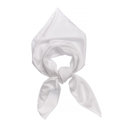 Хустка жіноча однотонна атлас молочна HEIDI 176-324 Хустка жіноча однотонна атлас молочна HEIDI 176-324