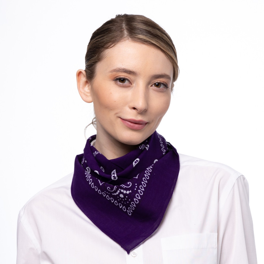 Хустка-бандана жіноча з принтом бавовна різнокольорова DIANA 185-166, фото 4