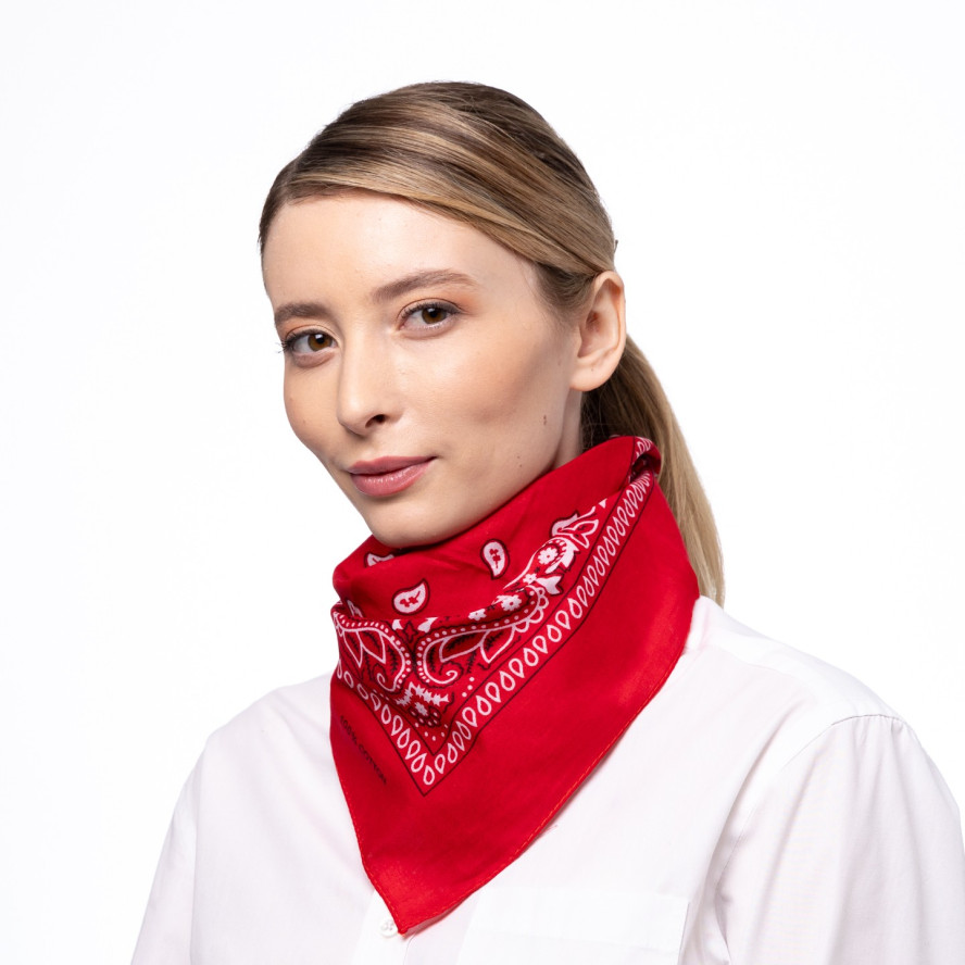 Хустка-бандана жіноча з принтом бавовна різнокольорова DIANA 380-097, фото 3