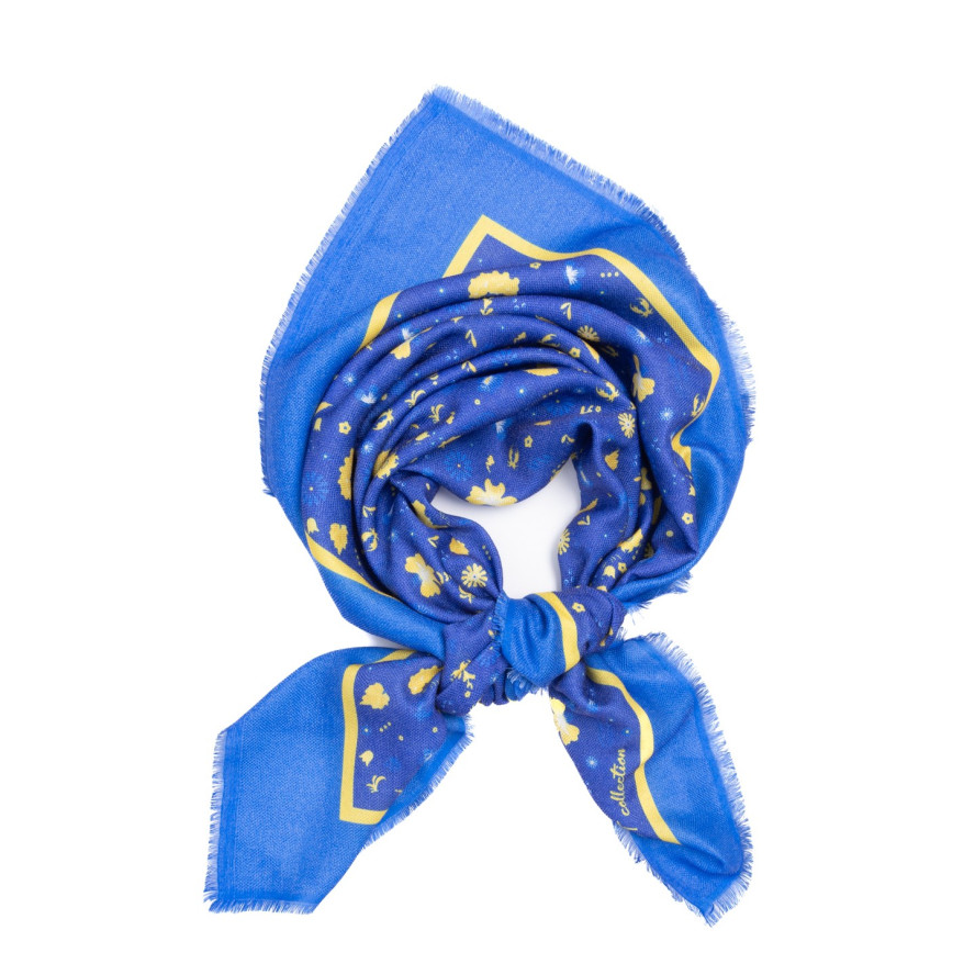 Платок женский с принтом хлопок разноцетный ДАРА 384-262, фото 1