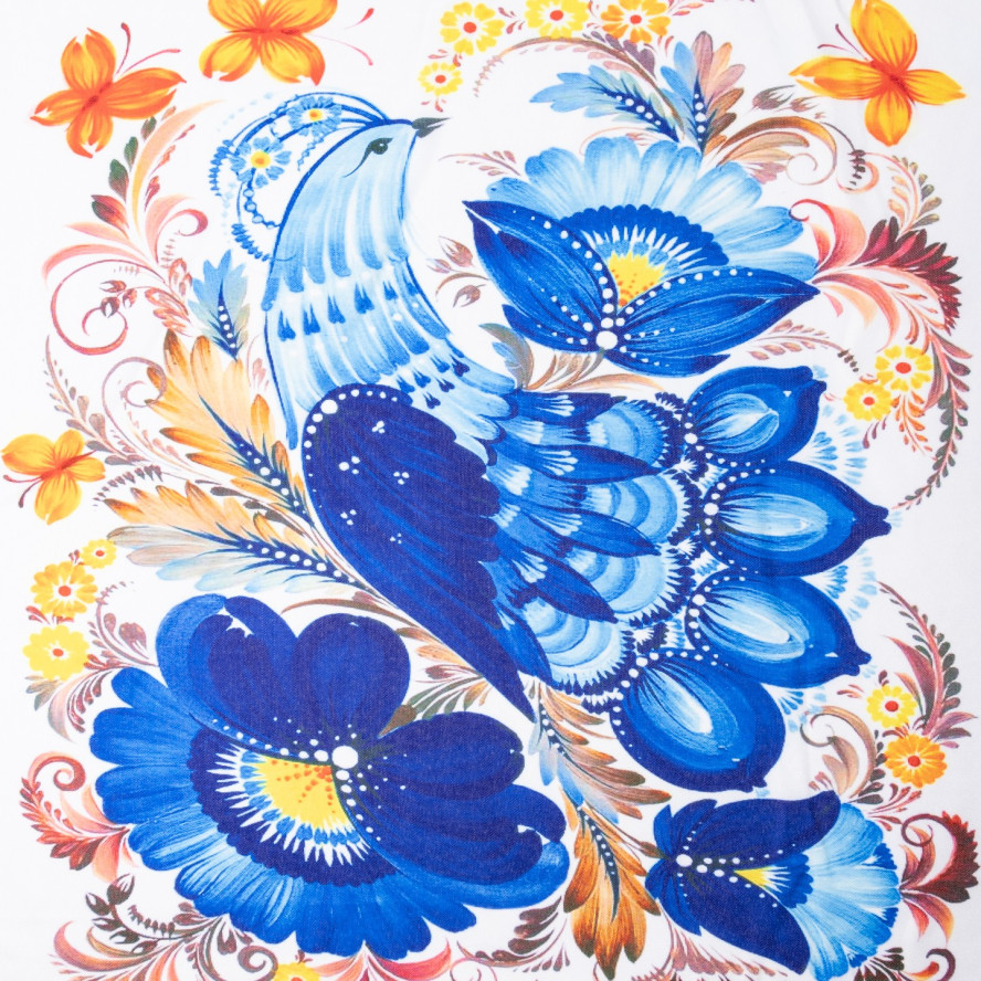 Хустка жіноча з принтом бавовна різнокольорова ДАРА 384-286, фото 3