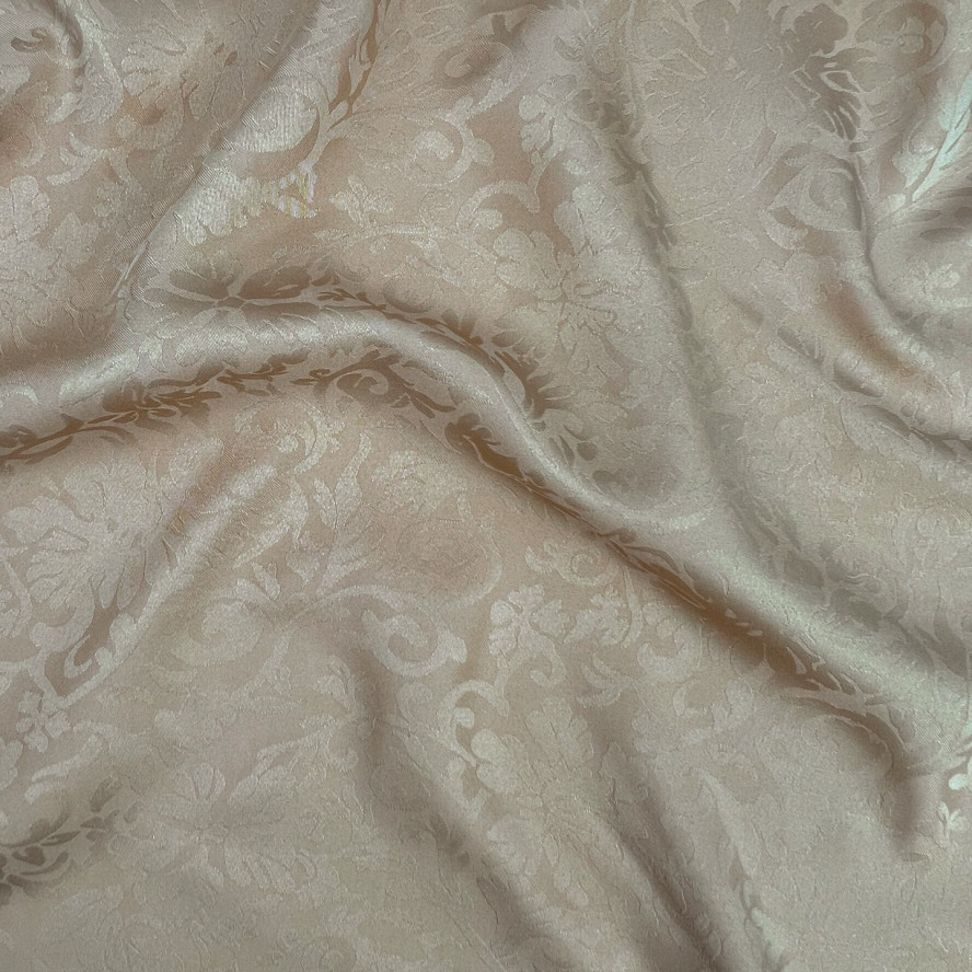 Хустка жіноча з принтом однотонна віскоза бежева ТЕРЕСА 472-976, фото 3