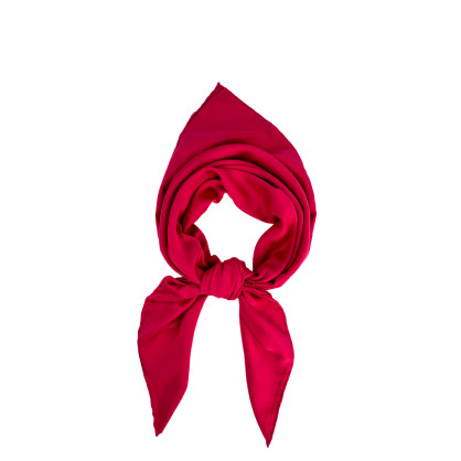 Хустка жіноча однотонна атлас малинова HEIDI 577-732 Хустка жіноча однотонна атлас малинова HEIDI 577-732