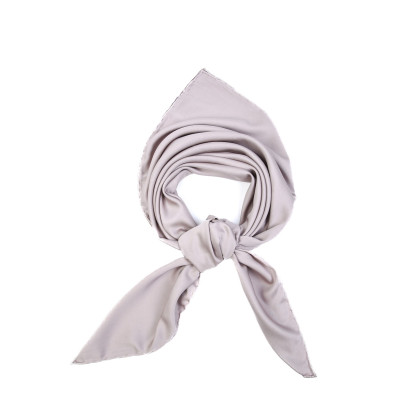 Хустка жіноча однотонна атлас бежева HEIDI 577-817 Хустка жіноча однотонна атлас бежева HEIDI 577-817