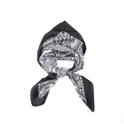 Хустка жіноча з принтом атлас різнокольорова ГІЛАРІ 714-793 Хустка жіноча з принтом атлас різнокольорова ГІЛАРІ 714-793