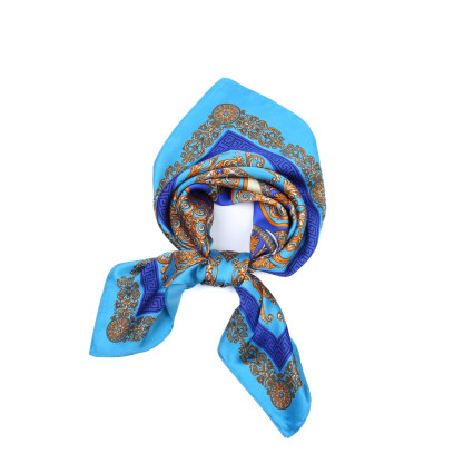 Хустка жіноча з принтом атлас різнокольорова ВІТЕРБО 747-586