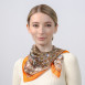 Хустка жіноча з принтом атлас різнокольорова ВІЧЕНЦА 747-647, фото 5