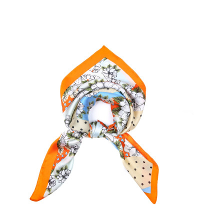 Хустка жіноча з принтом атлас різнокольорова КІОДЖА 747-760 Хустка жіноча з принтом атлас різнокольорова КІОДЖА 747-760