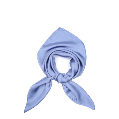 Хустка жіноча однотонна атлас синя ROSEMARY 747-999 Хустка жіноча однотонна атлас синя ROSEMARY 747-999