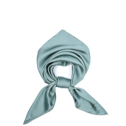 Хустка жіноча однотонна атлас зелена ROSEMARY 748-040 Хустка жіноча однотонна атлас зелена ROSEMARY 748-040