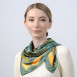 Платок женский с принтом атлас разноцветный ПАДУЯ 748-088, фото 5