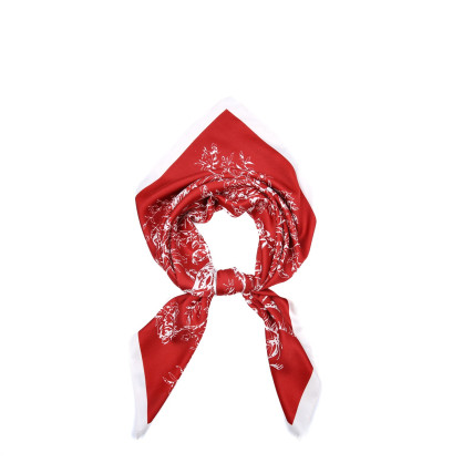 Хустка жіноча з принтом атлас різнокольорова ТЕРНІ 752-832 Хустка жіноча з принтом атлас різнокольорова ТЕРНІ 752-832