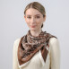 Хустка жіноча з принтом атлас різнокольорова ТЕРНІ 752-856, фото 5