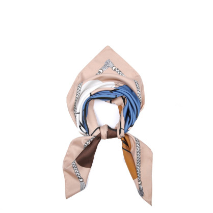 Хустка жіноча з принтом атлас різнокольорова ЛІВОРНО 752-931 Хустка жіноча з принтом атлас різнокольорова ЛІВОРНО 752-931