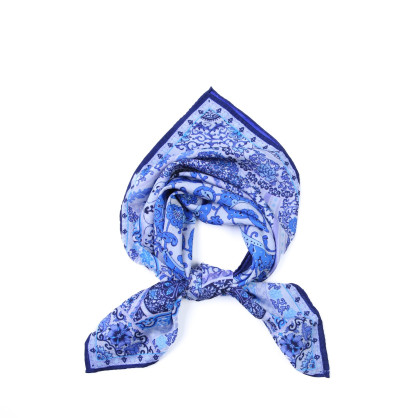 Хустка жіноча з принтом двостороння атлас різнокольорова ЛЕОБЕН 825-987 Хустка жіноча з принтом двостороння атлас різнокольорова ЛЕОБЕН 825-987