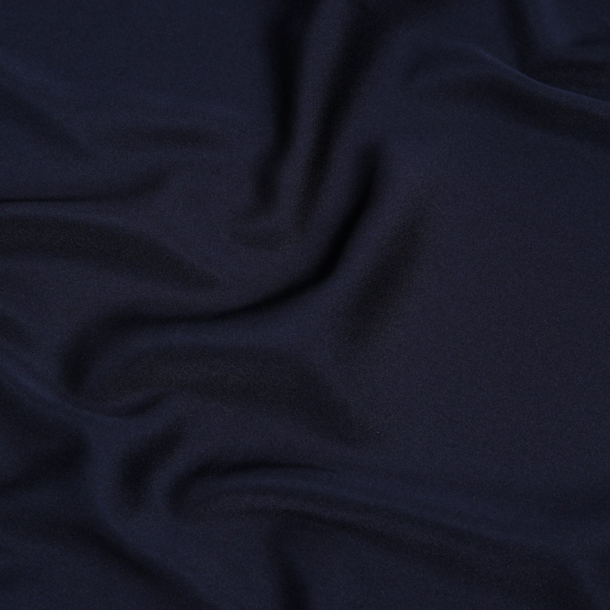 Хустка жіноча однотонна атлас синя HEIDI 879-096, фото 3