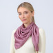 Хустка жіноча однотонна атлас фіолетова HEIDI 879-102, фото 4