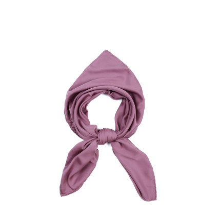 Хустка жіноча однотонна атлас фіолетова HEIDI 879-102
