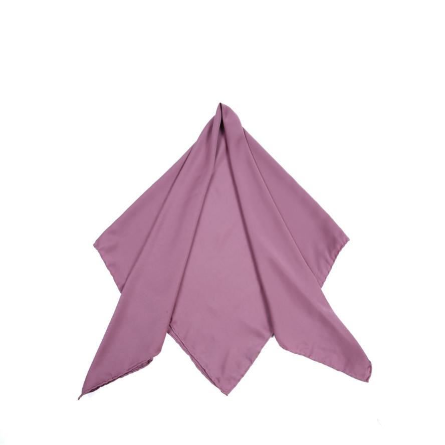 Хустка жіноча однотонна атлас фіолетова HEIDI 879-102, фото 2