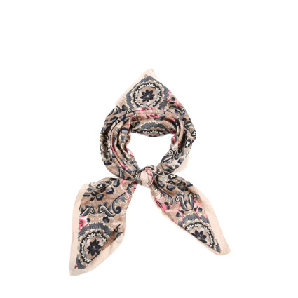 Хустка жіноча з принтом атлас різнокольорова МОДЕСТ 915-732 Хустка жіноча з принтом атлас різнокольорова МОДЕСТ 915-732