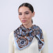 Хустка жіноча з принтом атлас різнокольорова МОДЕСТ 915-749, фото 4