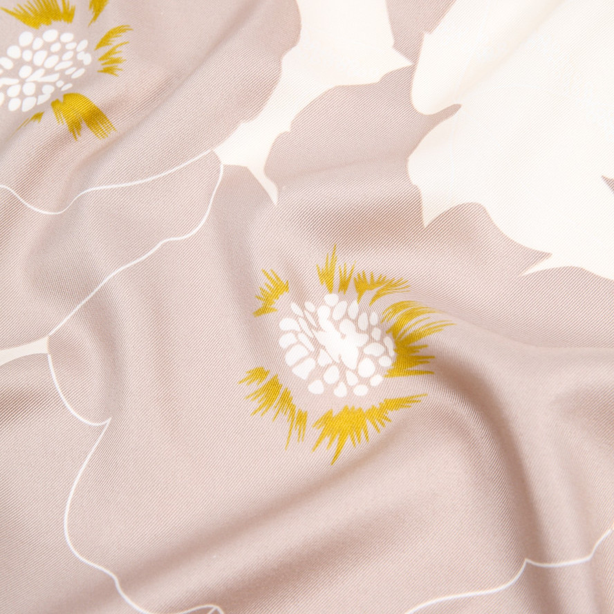 Хустка жіноча з принтом атлас різнокольорова КЛАРА 915-794, фото 3