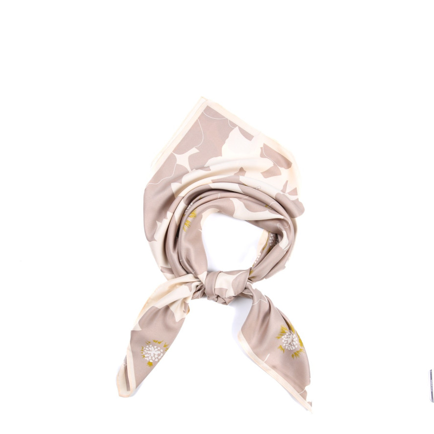 Хустка жіноча з принтом атлас різнокольорова КЛАРА 915-794, фото 1