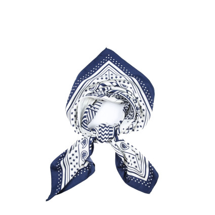 Хустка жіноча з принтом атлас різнокольорова ДОРОТЕА 915-800