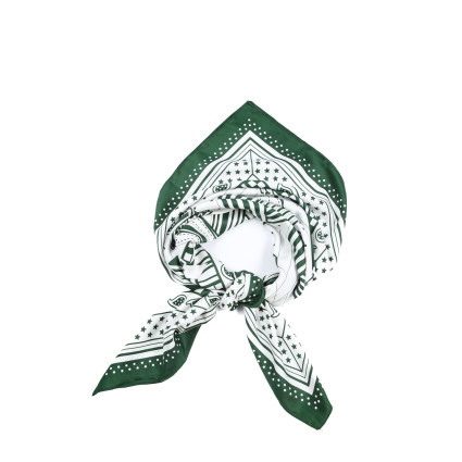 Хустка жіноча з принтом атлас різнокольорова ДОРОТЕА 915-817