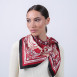 Хустка жіноча з принтом атлас різнокольорова ДЖИЛ 916-081, фото 4