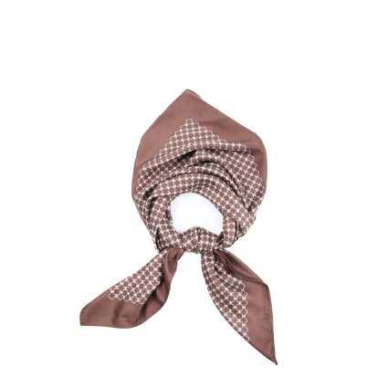 Хустка жіноча з принтом атлас різнокольорова ШИРЛІ 916-418 Хустка жіноча з принтом атлас різнокольорова ШИРЛІ 916-418