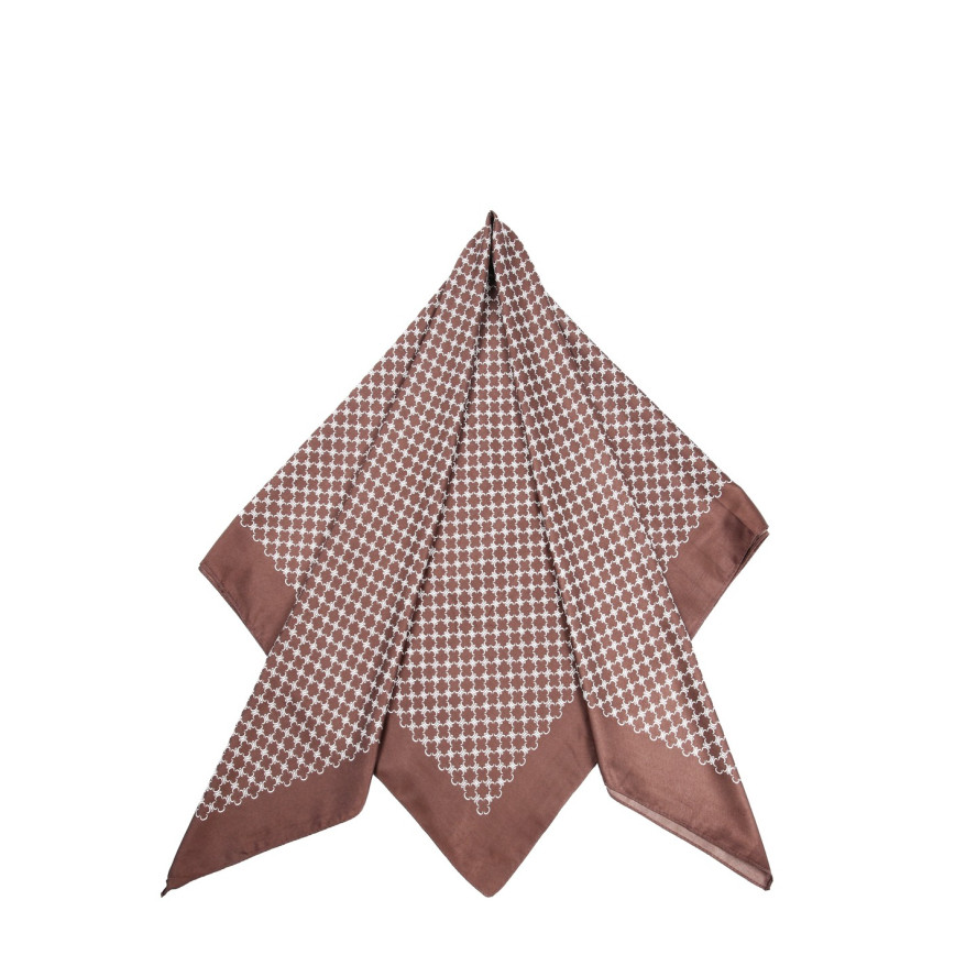 Хустка жіноча з принтом атлас різнокольорова ШИРЛІ 916-418, фото 2