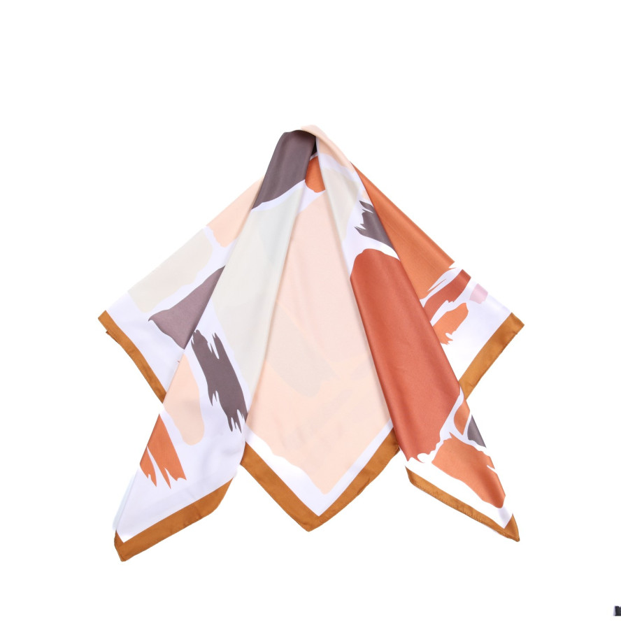 Хустка жіноча з принтом атлас різнокольорова ОФЕЛІЯ 916-470, фото 2