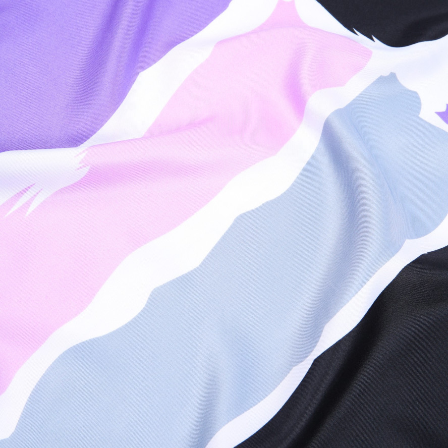 Хустка жіноча з принтом атлас різнокольорова ОФЕЛІЯ 916-487, фото 3