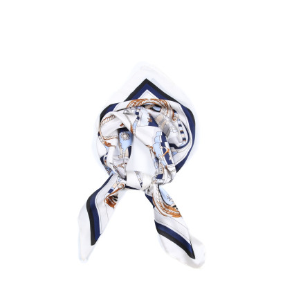 Хустка жіноча з принтом атлас різнокольорова МАКСІН 916-616 Хустка жіноча з принтом атлас різнокольорова МАКСІН 916-616