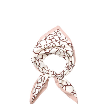 Хустка жіноча з принтом атлас різнокольорова ІНДІАНА 928-749