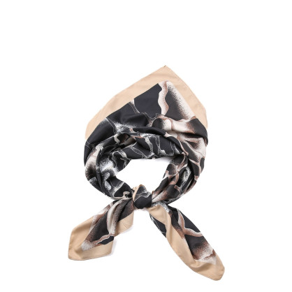 Хустка жіноча з принтом атлас різнокольорова БЛЕЙКА 928-763