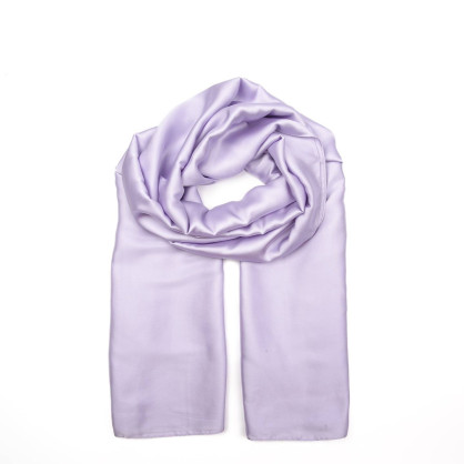 Палантин жіночий однотонний атлас фіолетовий КРІСТАЛ 723-481 Палантин жіночий однотонний атлас фіолетовий КРІСТАЛ 723-481