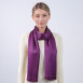 Палантин жіночий однотонний бавовна фіолетовий ВАРВАРА 723-603, фото 3