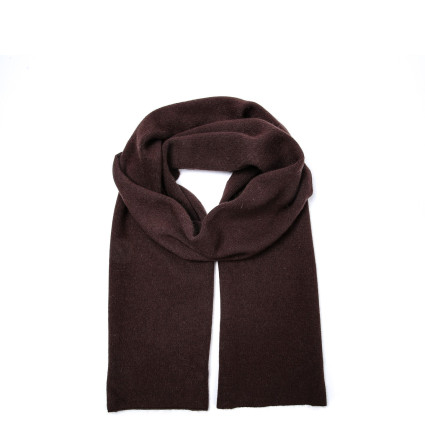 Шарф мужской однотонный шерсть коричневый FELIX 544-110