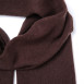 Шарф жіночий однотонний вовна коричневий FELIX 544-110, фото 2