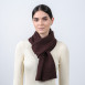 Шарф жіночий однотонний вовна коричневий FELIX 544-110, фото 3