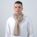 Шарф мужской однотонный шерсть бежевый FELIX 544-127, фото 3