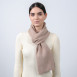 Шарф женский однотонный шерсть бежевый FELIX 544-127, фото 3
