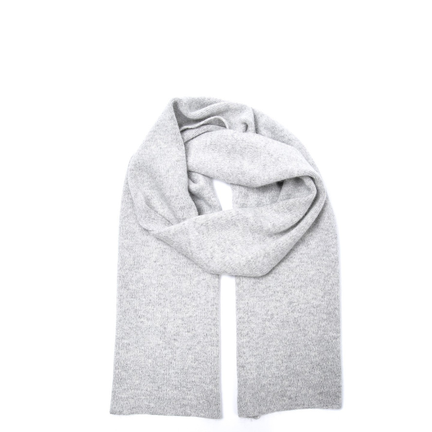 Шарф жіночий однотонний вовна сірий FELIX 595-395, фото 1