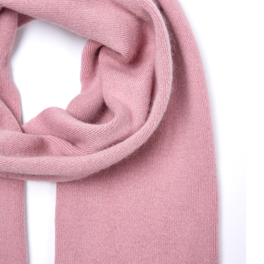 Шарф жіночий однотонний вовна рожевий FELIX 671-778, фото 2