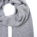 Шарф жіночий однотонний вовна сірий FELIX 671-808, фото 2