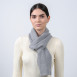 Шарф жіночий однотонний вовна сірий FELIX 671-808, фото 3